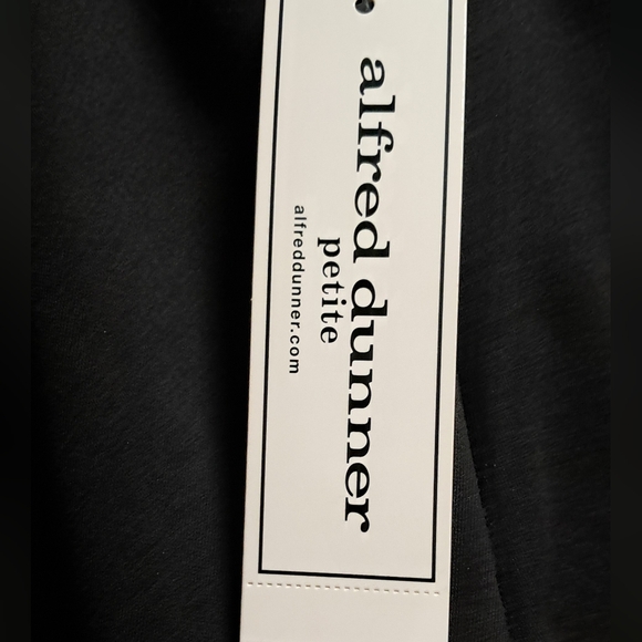 NWT Alfred Dunner Petite black pants - Picture 9 of 11